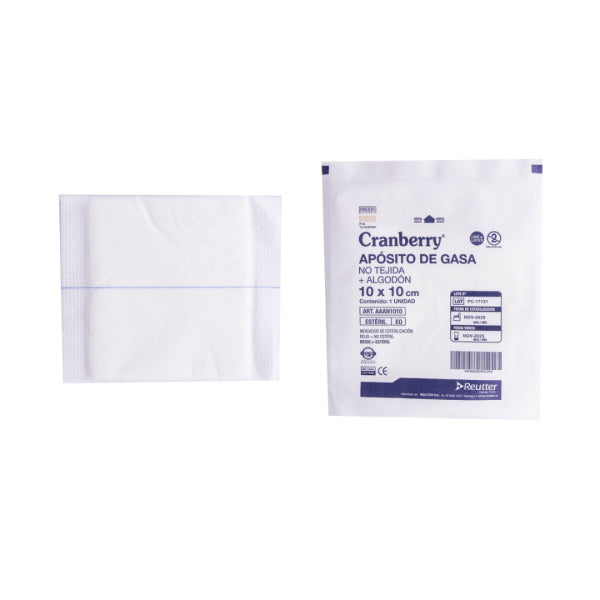 APOSITO GASA + ALGOD ESTERIL X10 UNIDADES