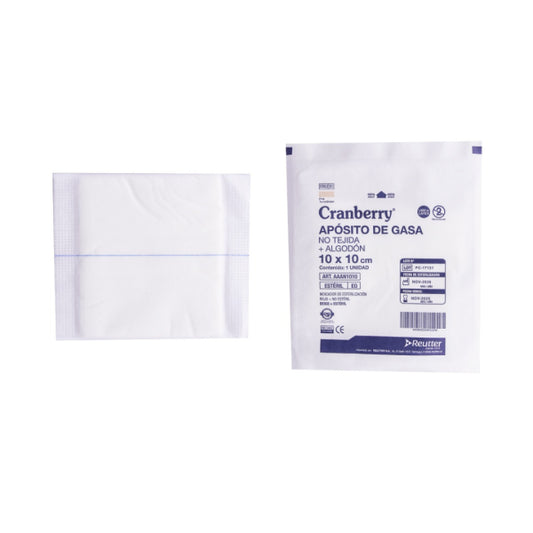 APOSITO GASA + ALGOD ESTERIL X10 UNIDADES