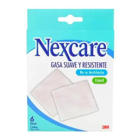 GASA ESTERIL NO ADHERENTE 10X10 6 UNIDADES NEXCARE